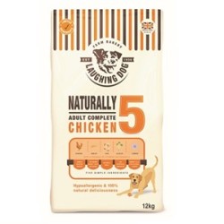 Laughing Dog Naturally 5 Adult Chicken Dog Food 12kg