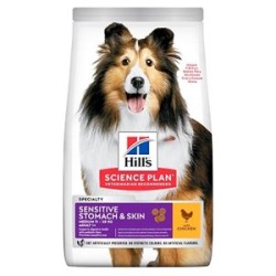 Hills Science Plan Adult Sensitive Stomach & Skin Medium with Chicken 14kg
