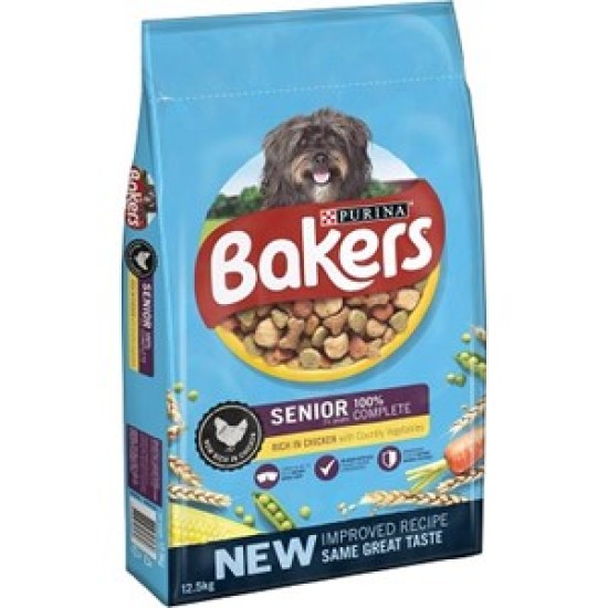 Bakers Complete Senior Dog with Chicken & Veg 12.5kg Bakers Complete Senior Dog with Chicken & Veg 12.5kg