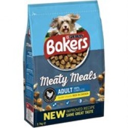 Bakers Bakers Adult Complete Meaty Meals Chicken 2.7kg