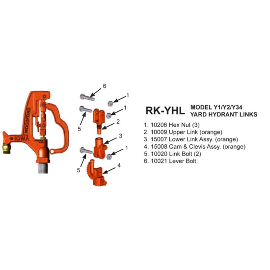 Yard Hydrant Links Repair Kit Yard Hydrant Links Repair Kit