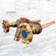 Outside Hot and Cold Mixer Tap - Woodford Model 22 No Freeze Outside Tap with Through wall pipe Outside Hot and Cold Mixer Tap - Woodford Model 22 No Freeze Outside Tap with Through wall pipe