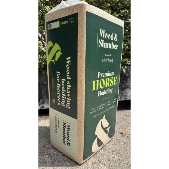 Wood and Slumber Small Flake shavings (£8.69 per bale for a pallet of 48)